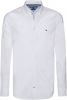 Tommy Hilfiger Witte Casual Overhemd Core Stretch Slim Oxford Shirt online kopen