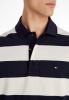 Tommy Hilfiger Gestreepte polo met lange mouwen en geborduurd logo online kopen