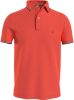 Tommy Hilfiger Polo tipped slim fit hawaiian coral(mw0mw16054 xmv ) online kopen