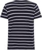 Tommy Hilfiger gestreept T-shirt met biologisch katoen donkerblauw online kopen