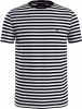 Tommy Hilfiger gestreept T-shirt met biologisch katoen donkerblauw online kopen