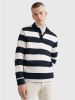 Tommy Hilfiger Gestreepte polo met lange mouwen en geborduurd logo online kopen