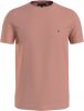 Tommy Hilfiger Slim Fit T Shirt ronde hals, Effen online kopen