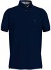 Tommy Hilfiger regular fit polo met biologisch katoen donkerblauw online kopen