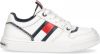 Tommy Hilfiger Sneakers LOW CUT LACE UP SNEAKER met gestreepte aantreklus online kopen