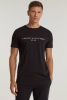 Tommy Hilfiger T shirt van biologisch katoen met logoborduring online kopen